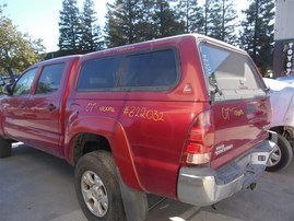 2007 Toyota Tacoma SR5 Burgundy Crew Cab 4.0L AT 2WD #Z22032